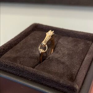Hermes Gold Ring with Unique Design